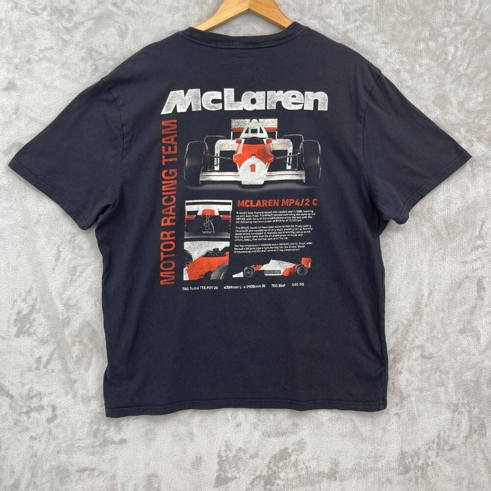 McLaren Motor Racing Team Double Sided Graphic Tee Black